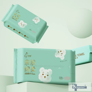 Toallitas limpiadoras faciales, 120 unidades, tejido plano, 200 x 180 mm