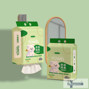 Tamaño familiar, toallitas limpiadoras faciales, 200 unidades, 200 x 200 mm