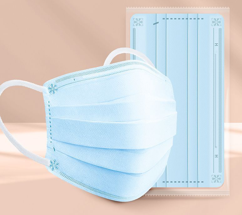 MASCARILLA MÉDICA DESECHABLE (Gancho suave), 16,5×9,5 cm - 3 CAPAS